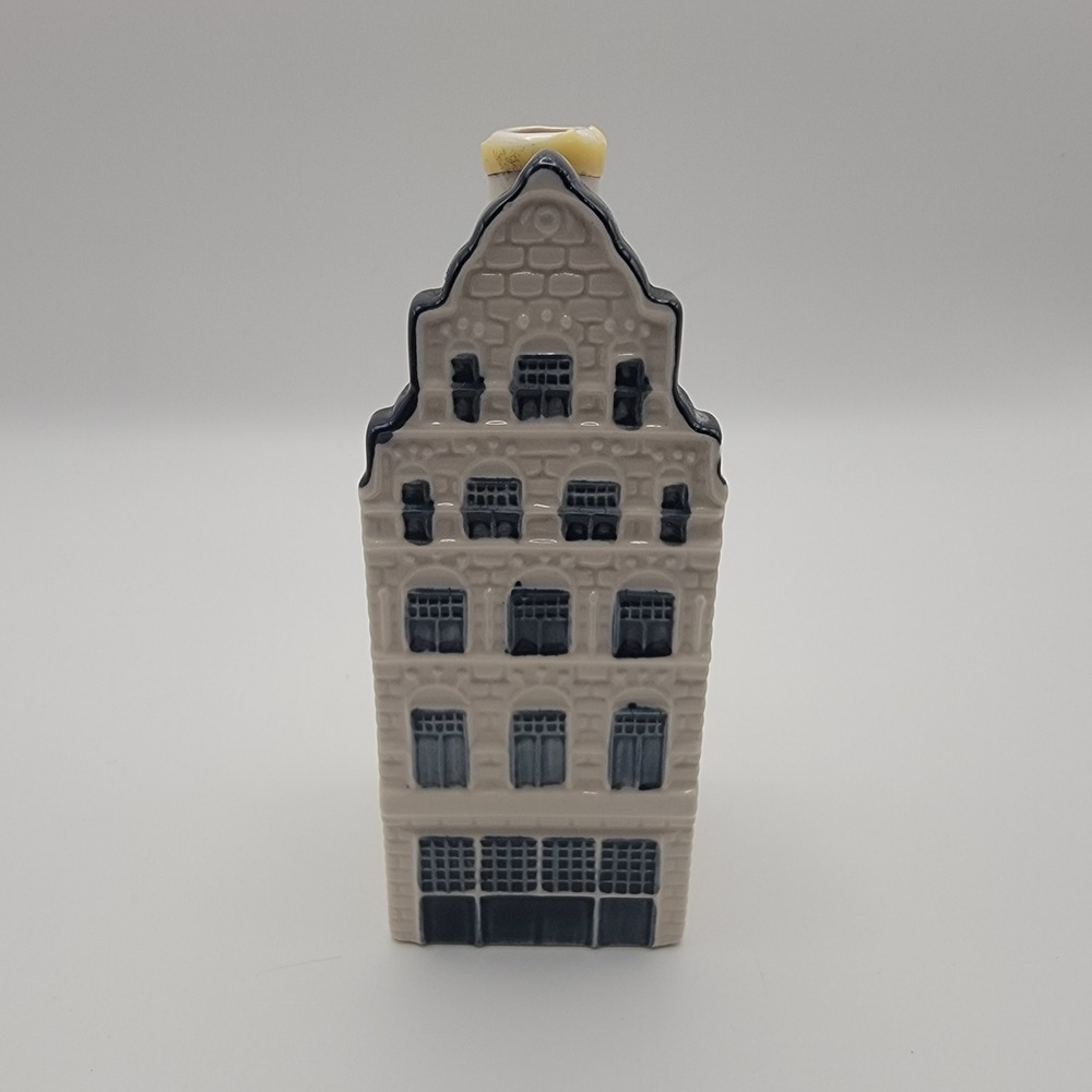 KLM Bols Delft Blue House 41 Dutch Canal House Miniature Ceramic Empty 2014